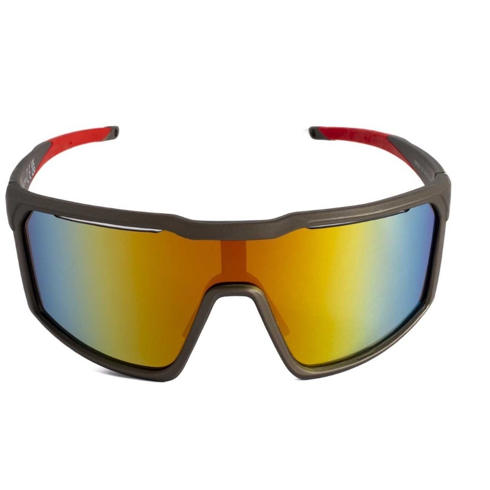 Iron Man Foster Grant Charcoal Red Mirror Shield Sunglasses